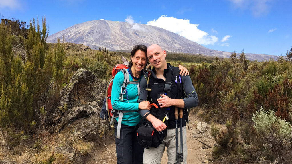 COUPLE ON kILIMANJARO