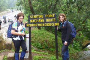 starting point billboard of machame route - mt. kilimanjaro 2026
