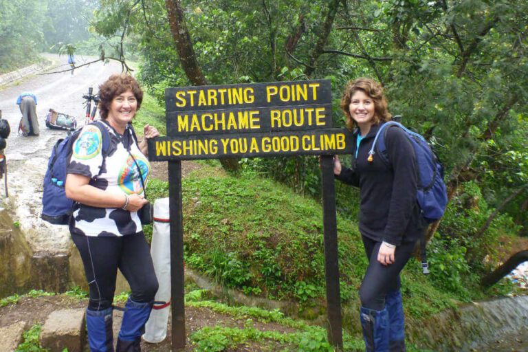starting point billboard of machame route - mt. kilimanjaro 2026