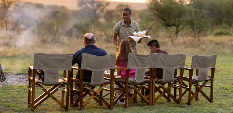 Breakfast during Safari in out 2026 packages for Tanzania