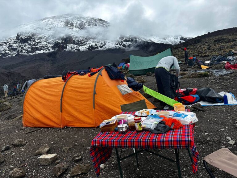 mt kilimanjaro breakfast