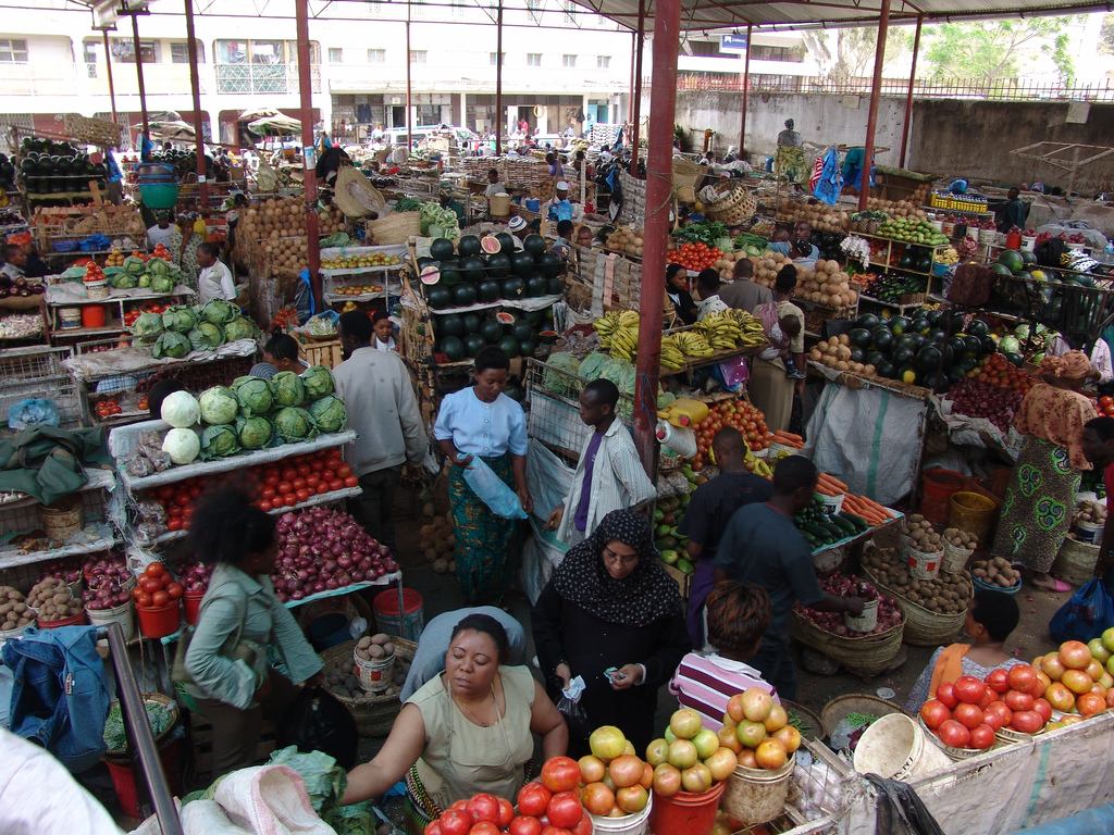 Tanzania travel guide local Food Market