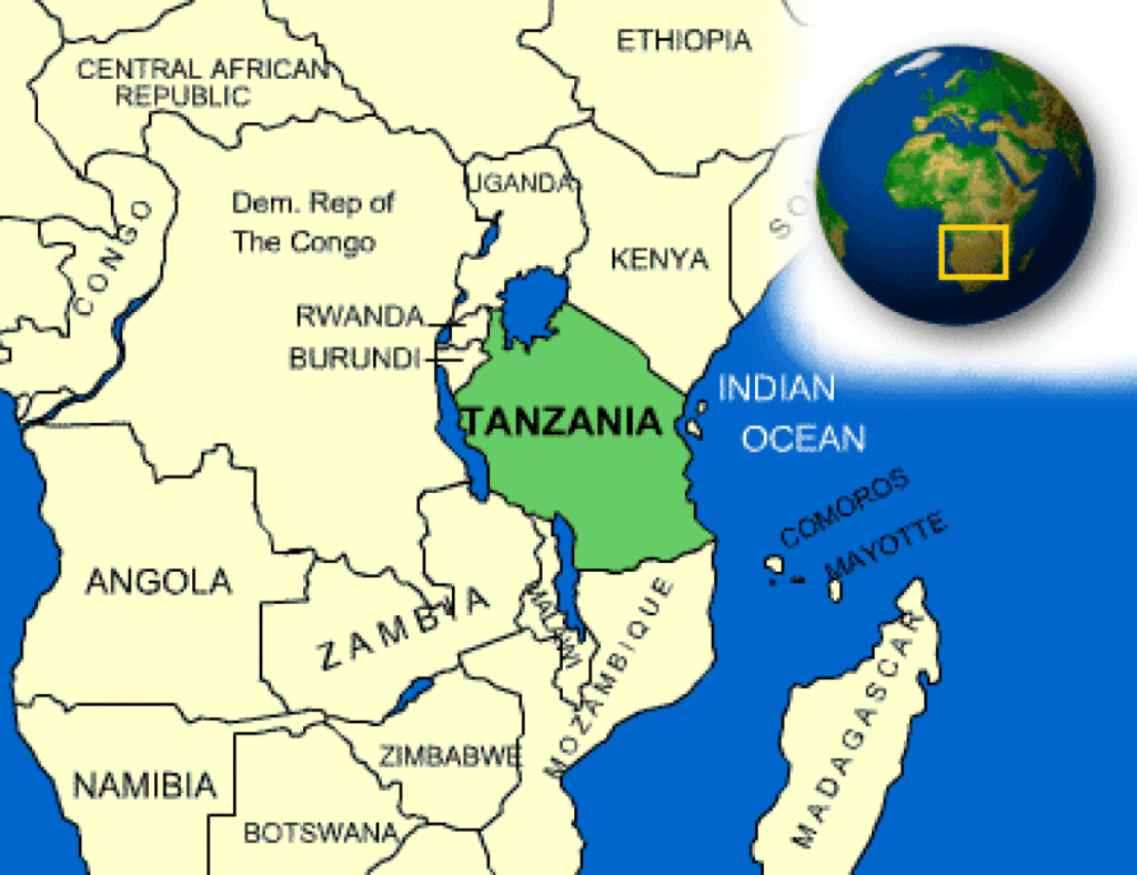 Tanzania Map